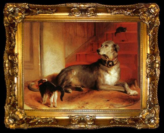 framed  Sir edwin henry landseer,R.A. Lady Blessingham